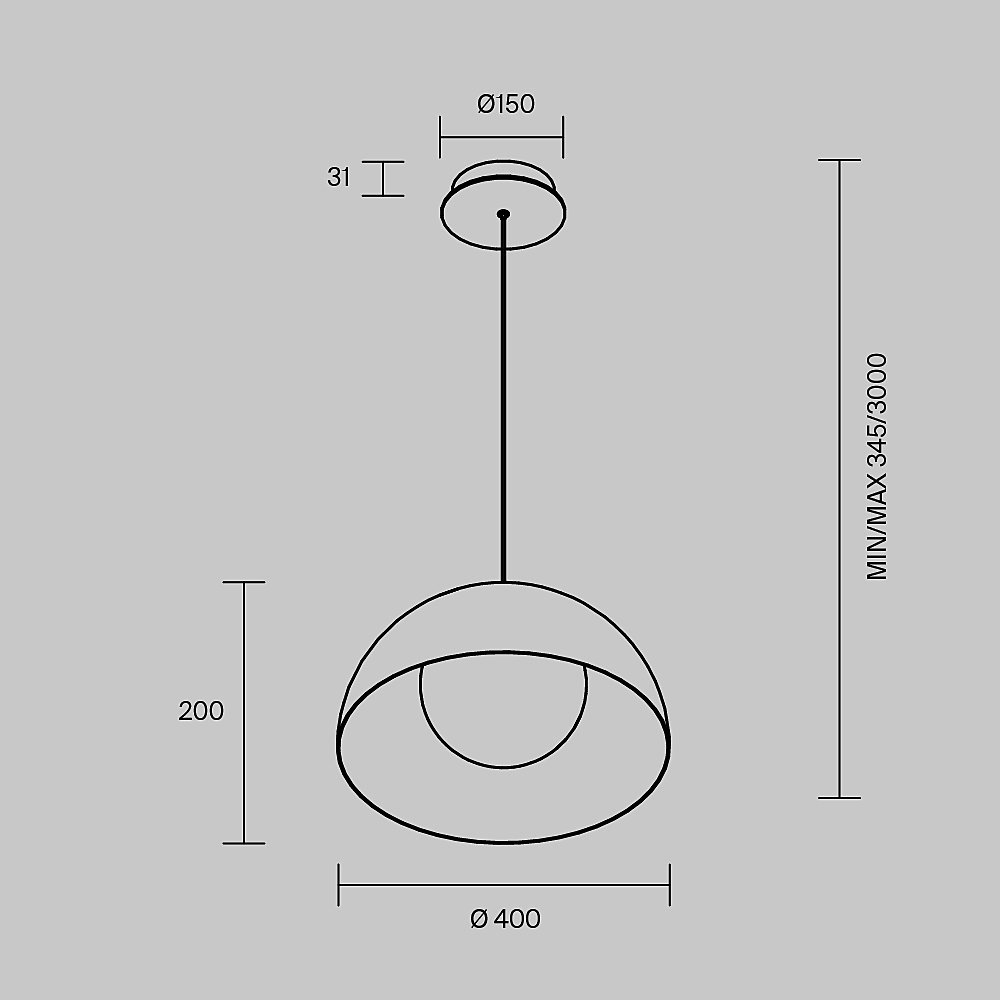 MOD472PL-L20B3K Светильник подвесной Maytoni Batten MOD472PL-L20B3K