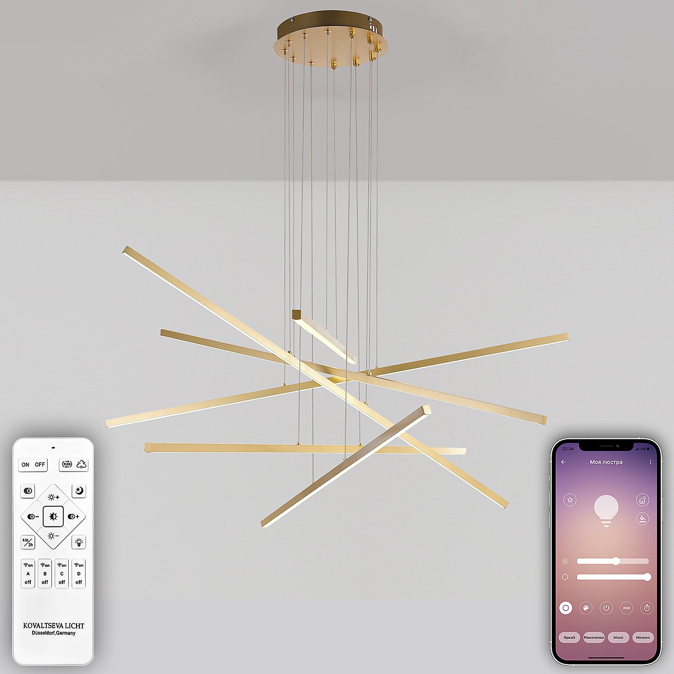 INNOVATION STYLE 83105 Подвесная люстра Natali Kovaltseva Straight INNOVATION STYLE 83105