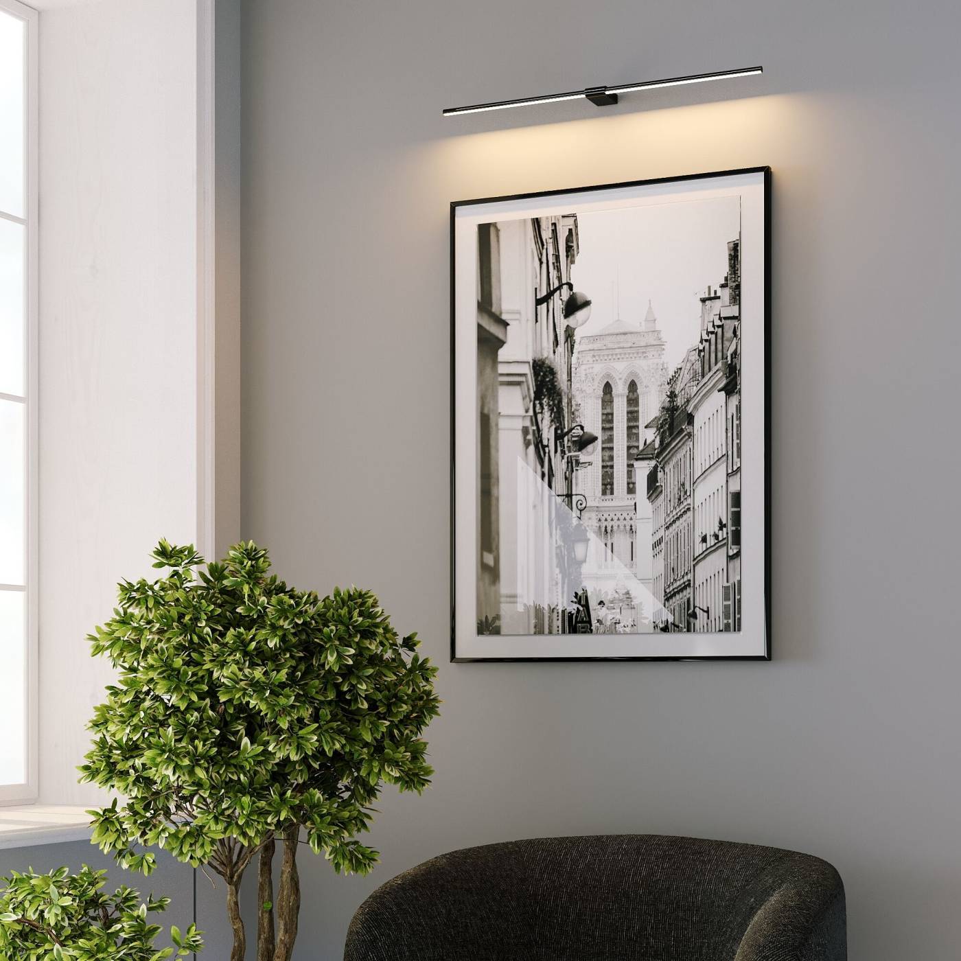 Подсветка зеркал и полок Elektrostandard Luar Luar черный жемчуг (40153/LED) 3000K