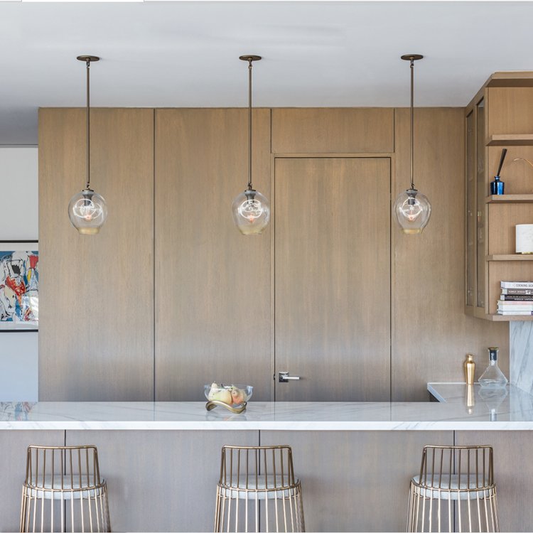 KG0579P-1 brass/clear Светильник подвесной Delight Collection Bubble KG0579P-1 brass/clear