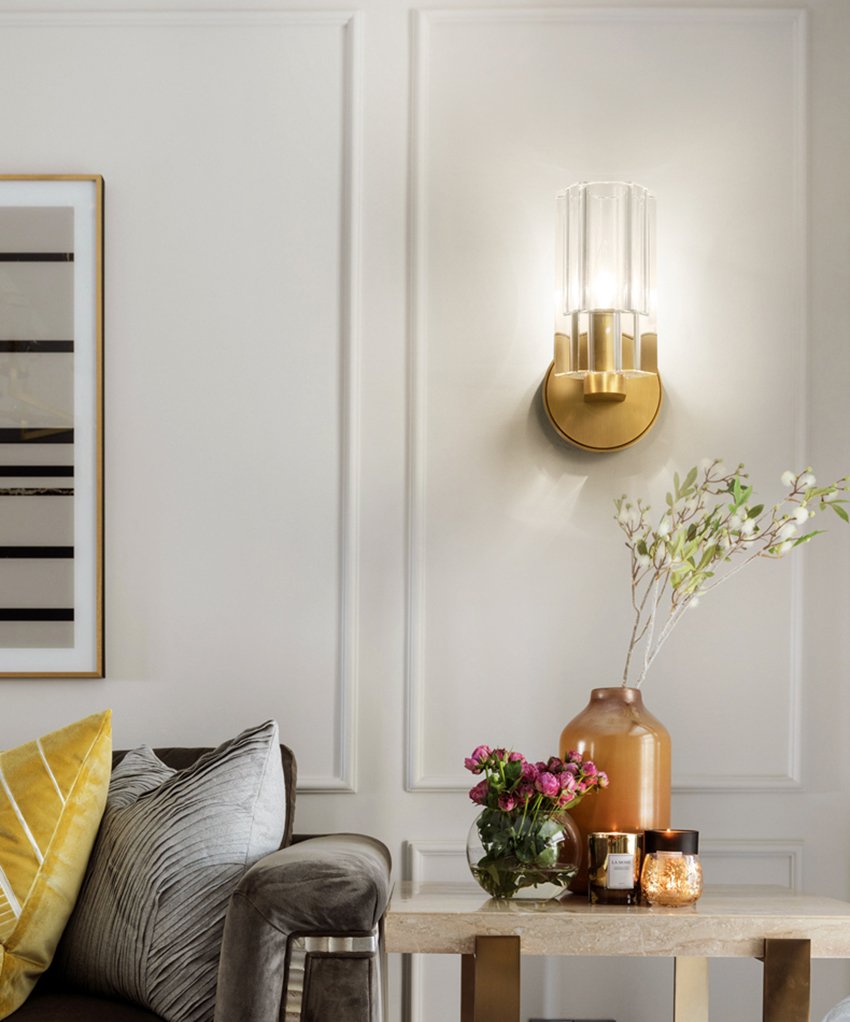 8816W gold/clear Настенное бра Delight Collection Wall lamp 8816W gold/clear