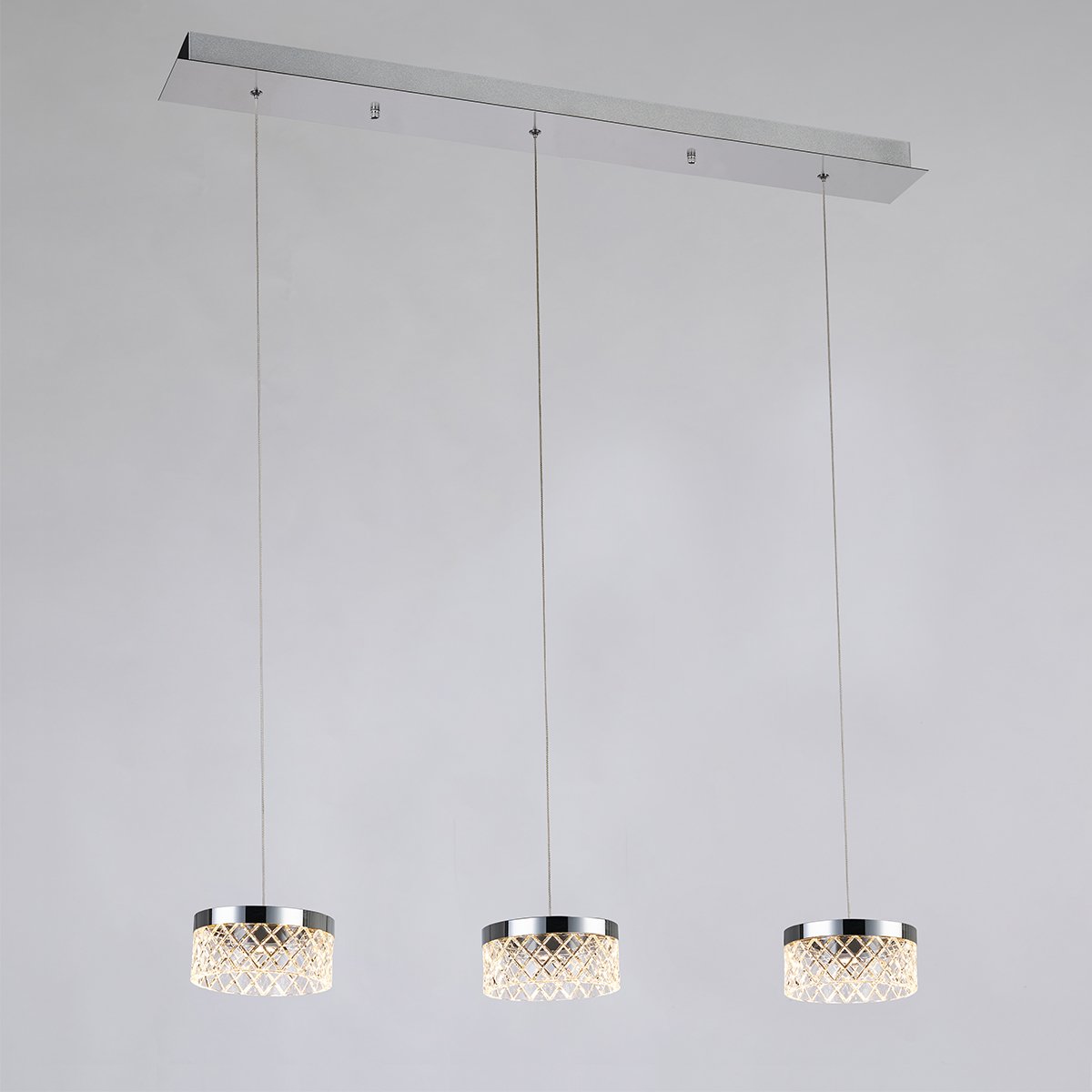 Светильник подвесной Delight Collection Diamond cut MD21020075-3B chrome