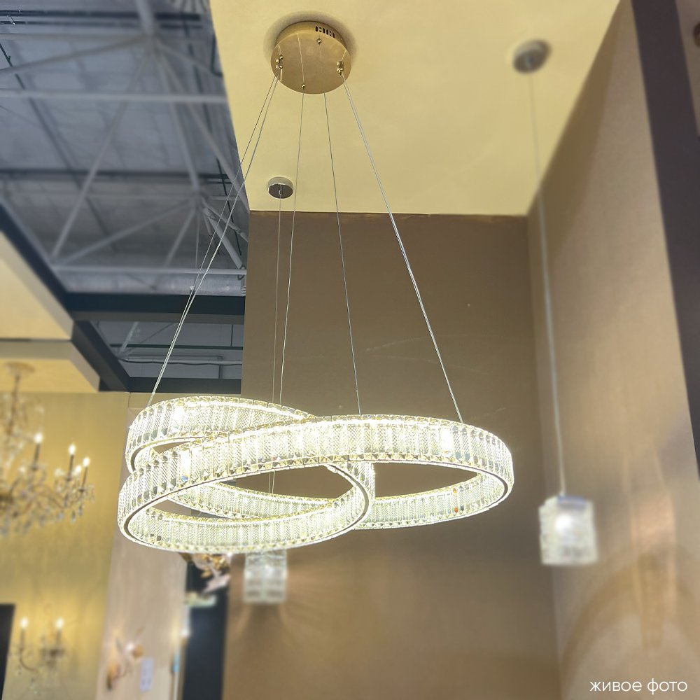Подвесная люстра Crystal Lux Musika MUSIKA SP120W LED GOLD
