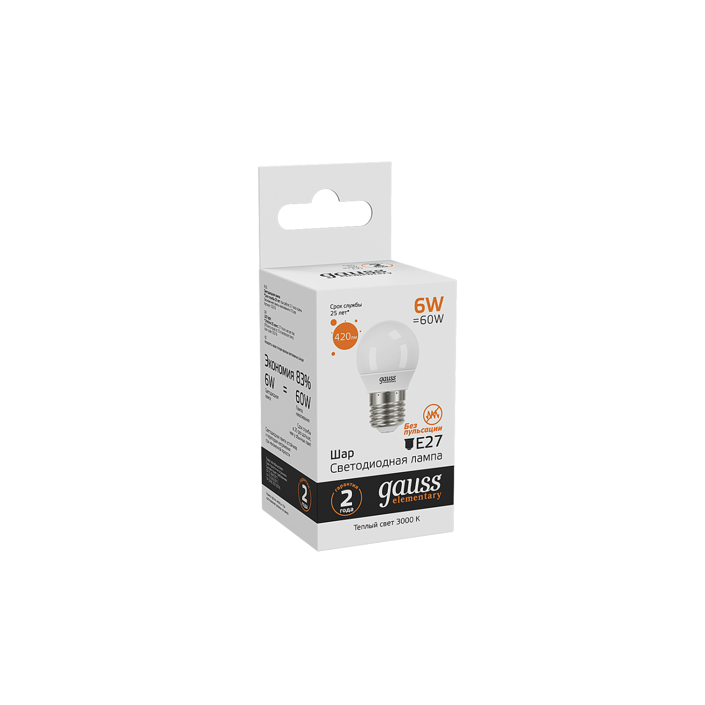 Светодиодная лампа Gauss 53216