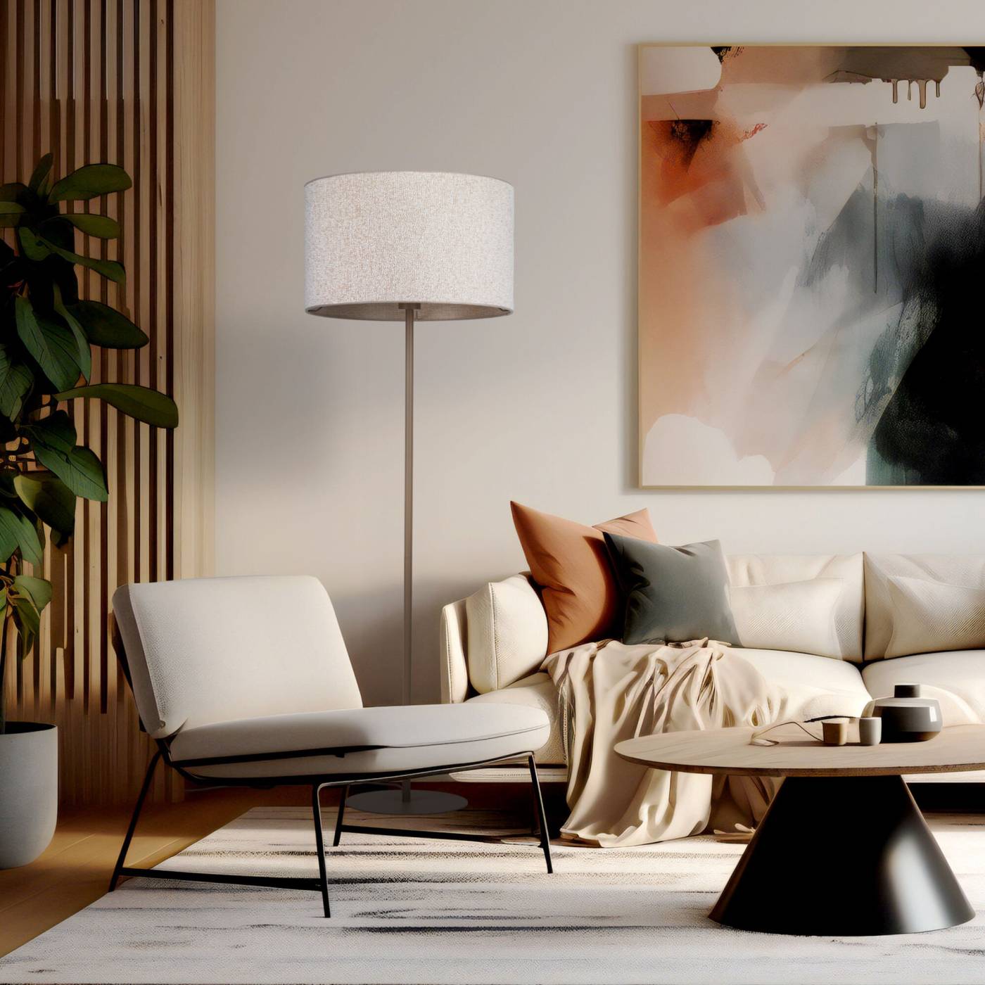 Торшер напольный Vellum Sabia TK Lighting 16168 Vellum Sabia