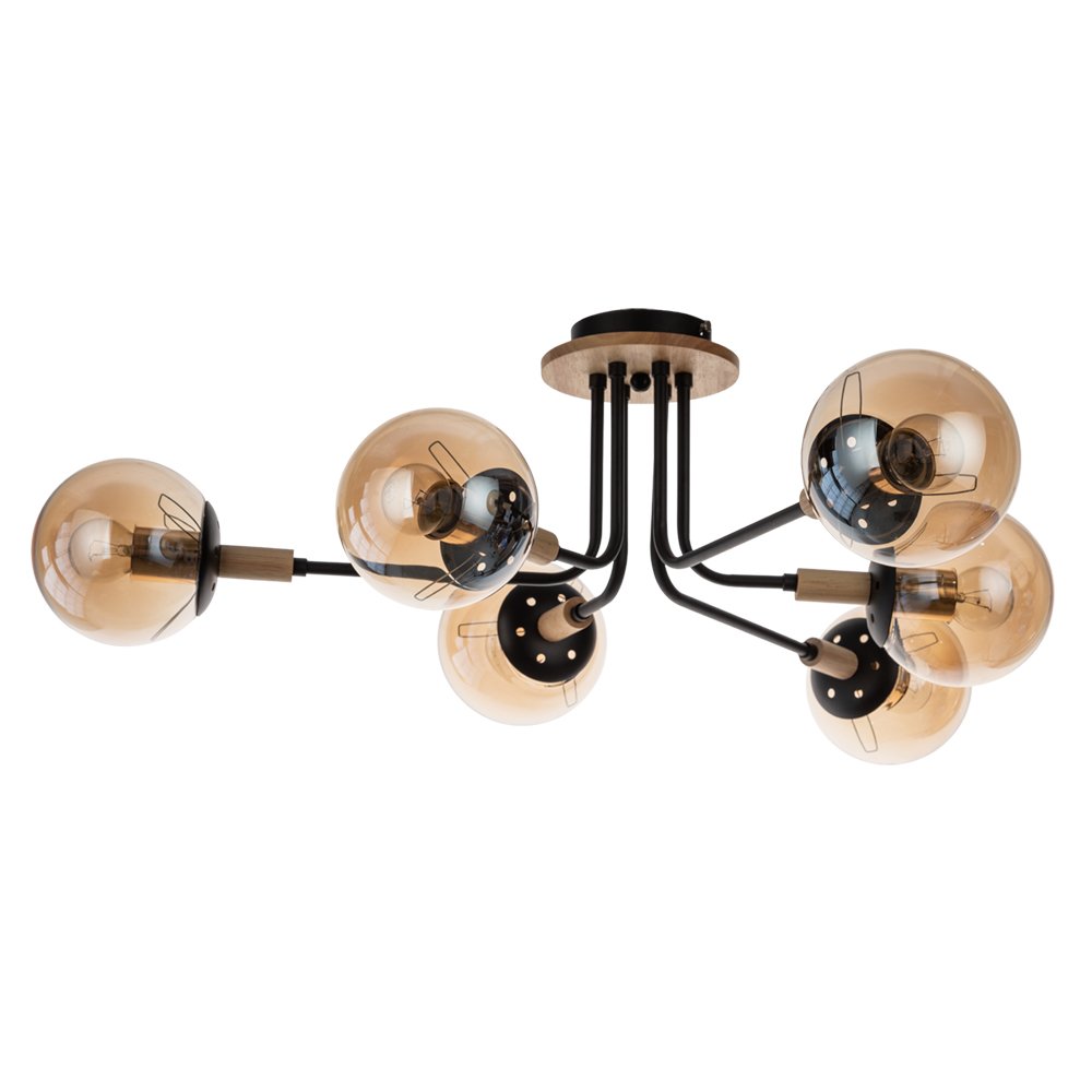 A2716PL-6BK Потолочная люстра Arte Lamp Oxford A2716PL-6BK