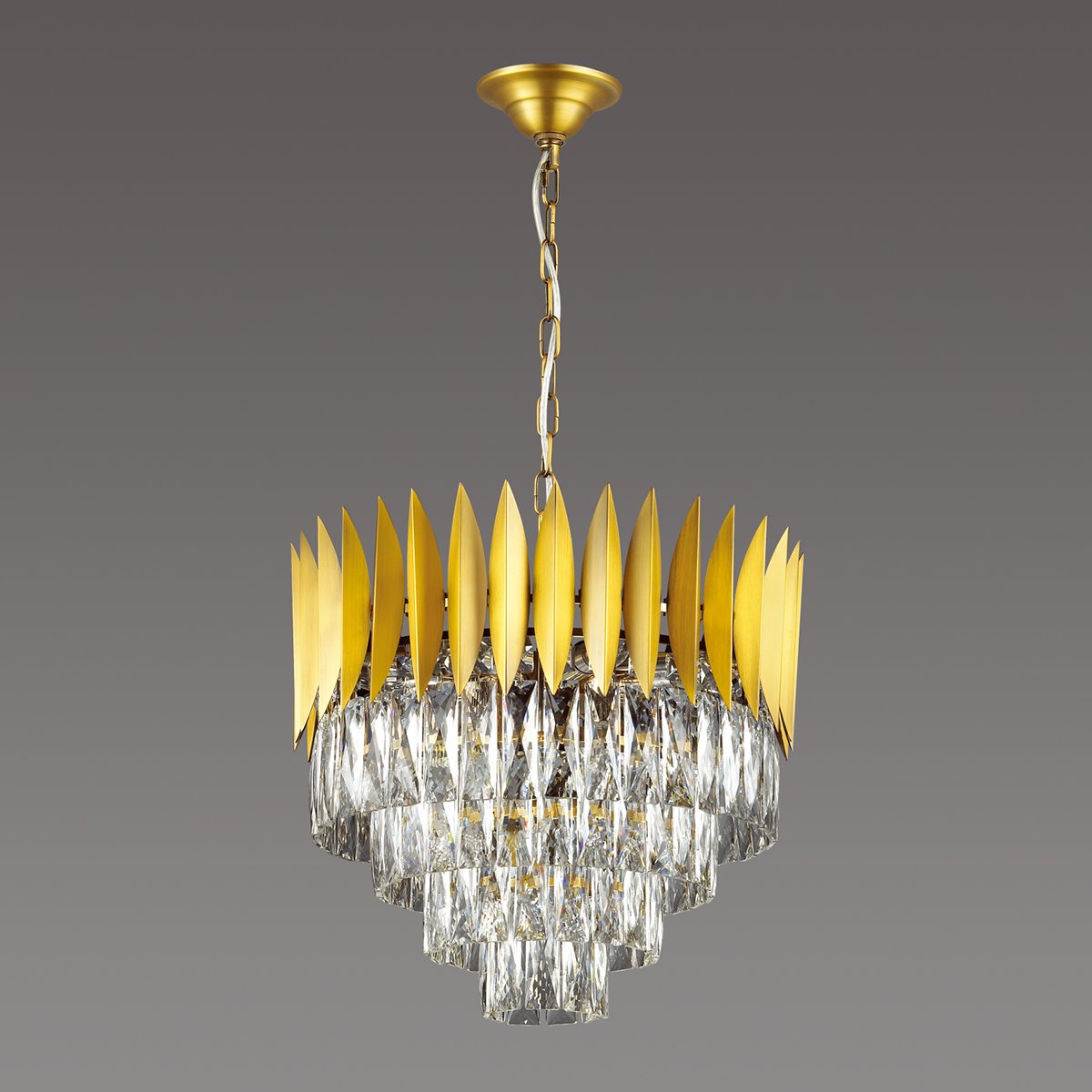 Подвесная хрустальная люстра Valetta Odeon Light 4124/12