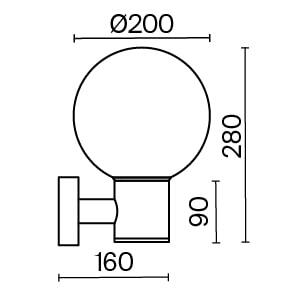O598WL-01B Уличный настенный светильник Maytoni O598WL-01B