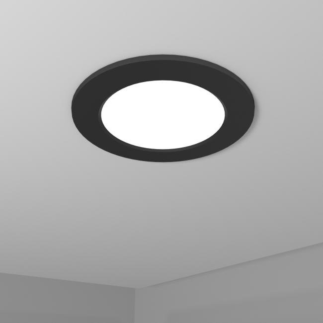 7WCCT черный Встраиваемый светильник Interiorlight 7WCCT черный