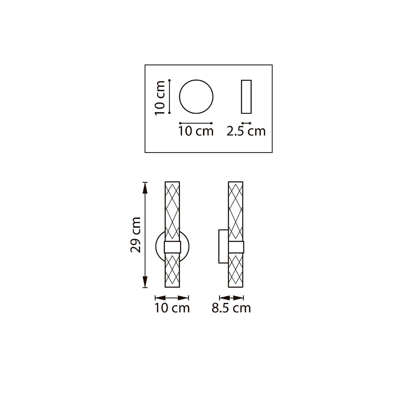 Настенный светильник Lightstar Acrile 737652