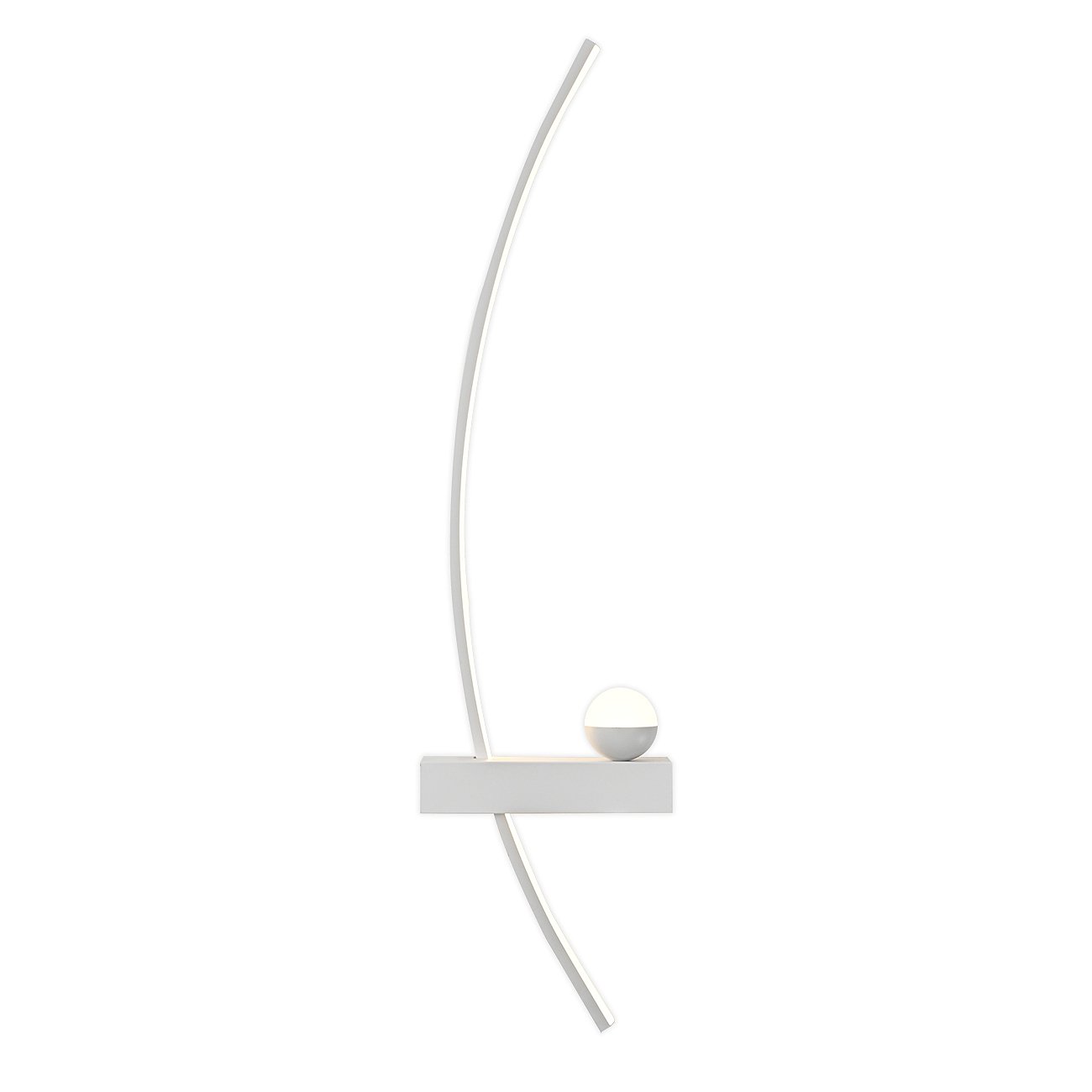 10220/2LED White L Настенный светильник Escada Ray 10220/2LED White L