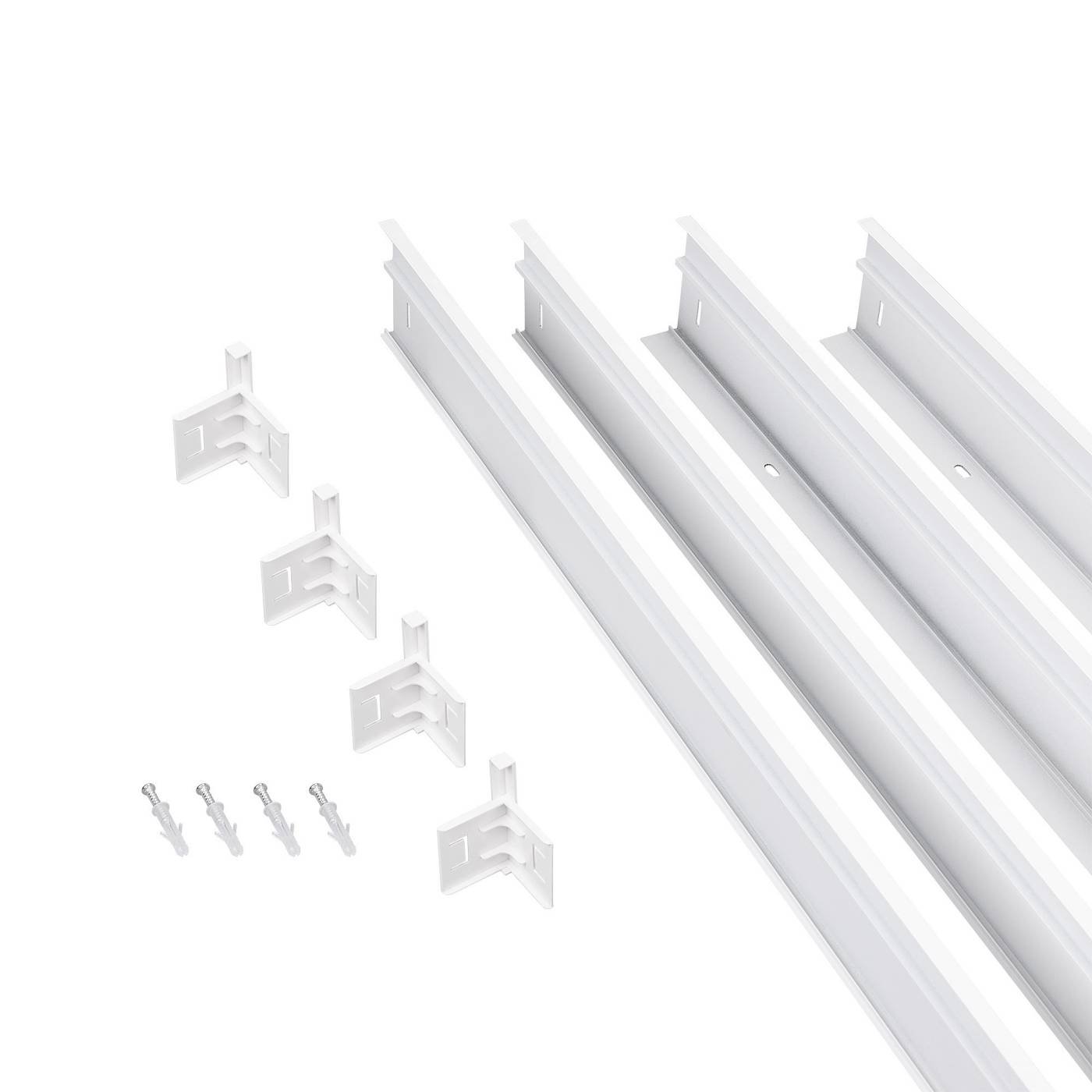 Белая рамка из алюминия SX6060TF для накладной установки панелей Arlight Titan 058726