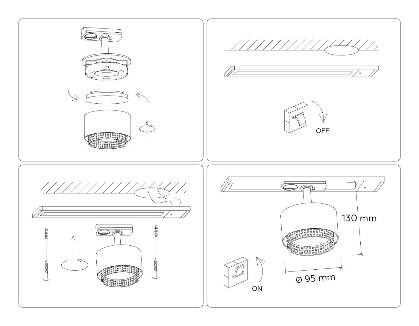 Трековый светильник Ambrella Track System GL5379