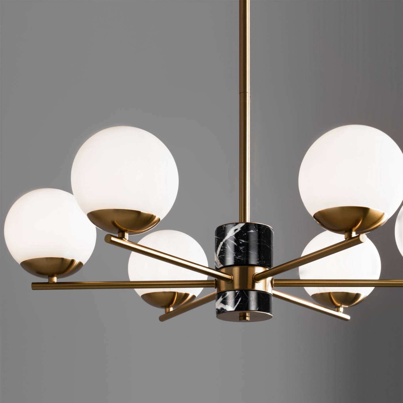 Люстра на штанге Freya Marble FR5230PL-06BS