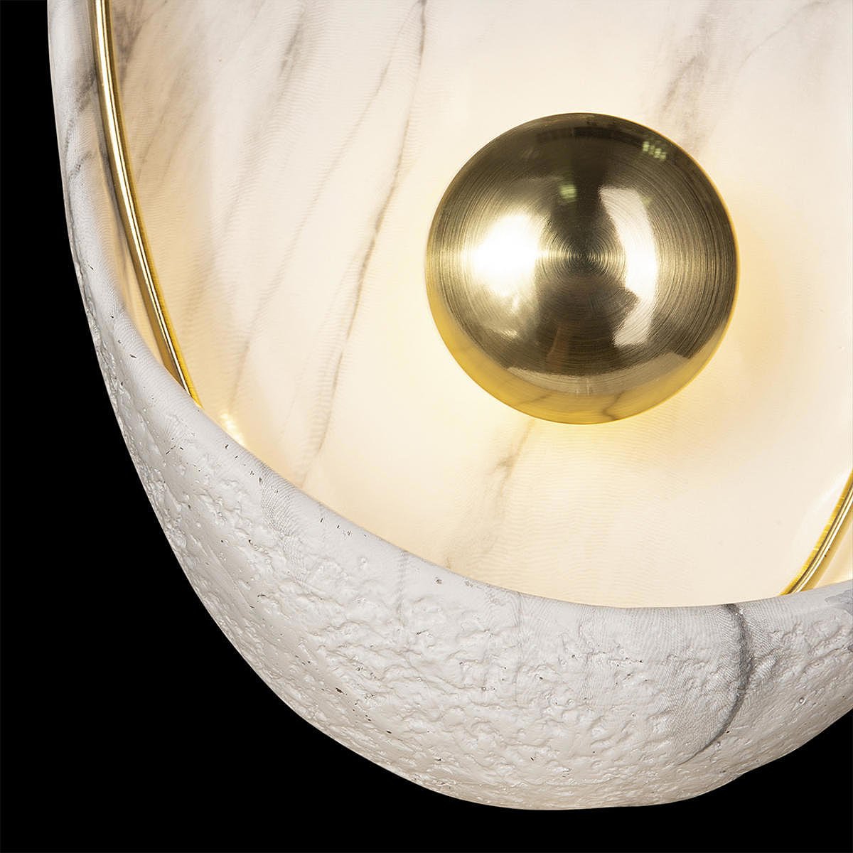 10043 White Настенное бра Loft It Clam 10043 White