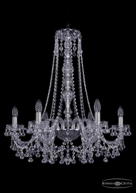 Подвесная хрустальная люстра 1409 Bohemia 1409/6/240/h-75 Ni
