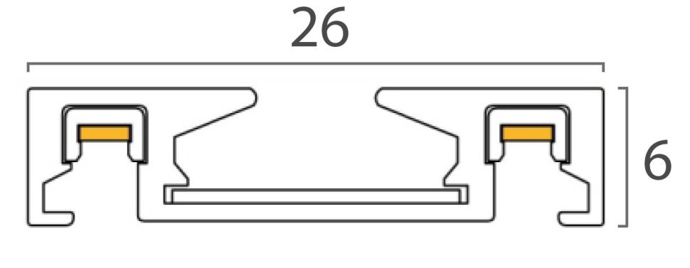 Шинопровод Italline IT25 IT09-9020 black