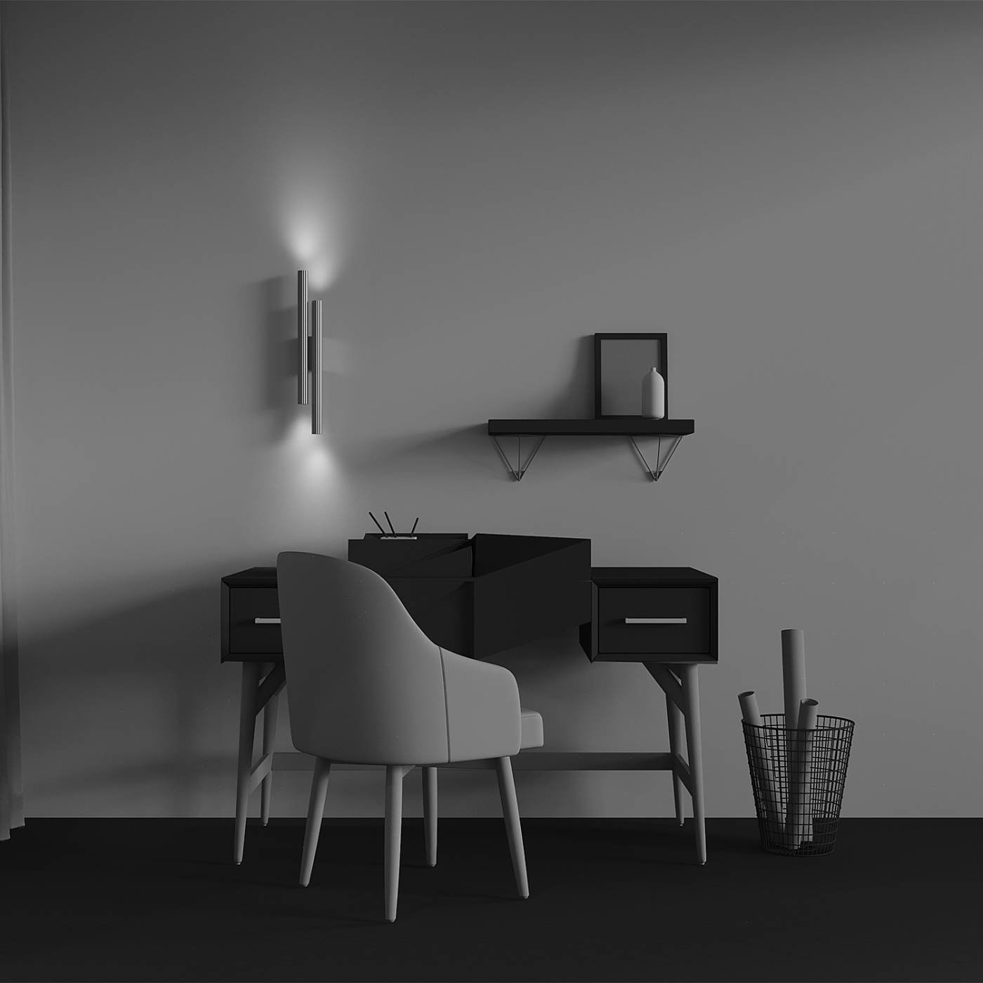 C082WL-24W2.7K-BS Настенный светильник Maytoni Calipso C082WL-24W2.7K-BS