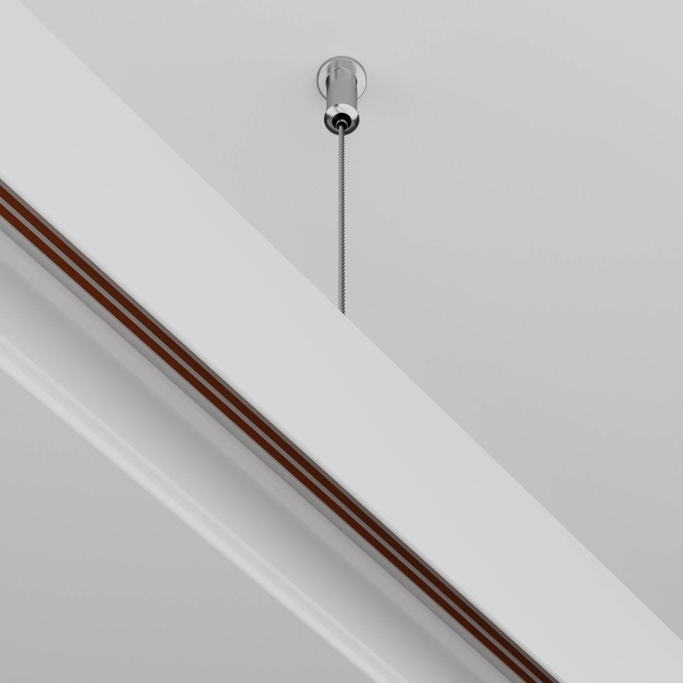 Подвес тросовый 2шт Exility белый Maytoni Accessories For Tracks Exility TRA034SW-2W