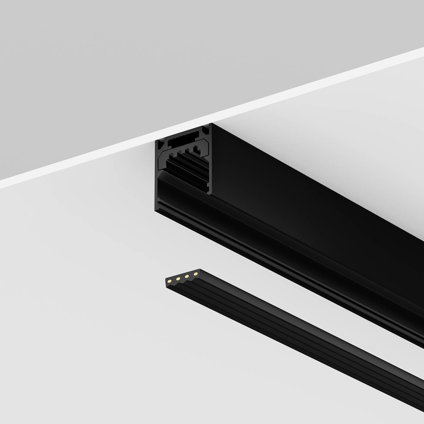 Токоведущая лента 5м Maytoni Комплектующие для уличной трековой системы Exility IP O-TR002-PW-5M