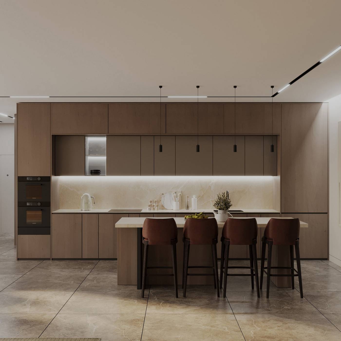 Шинопровод под натяжной потолок-1м,Hesby Lighting ElDeko HSBL_0072_1