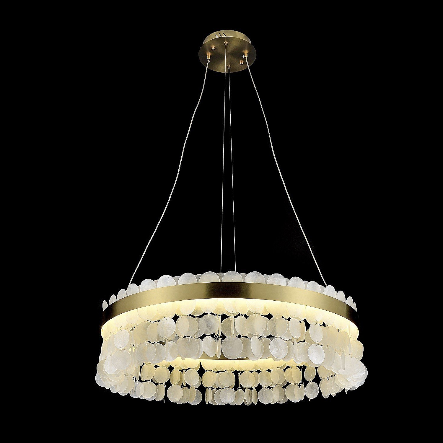 B11189/1BRS+WT LED Подвесная люстра Gerhort B11189 B11189/1BRS+WT LED