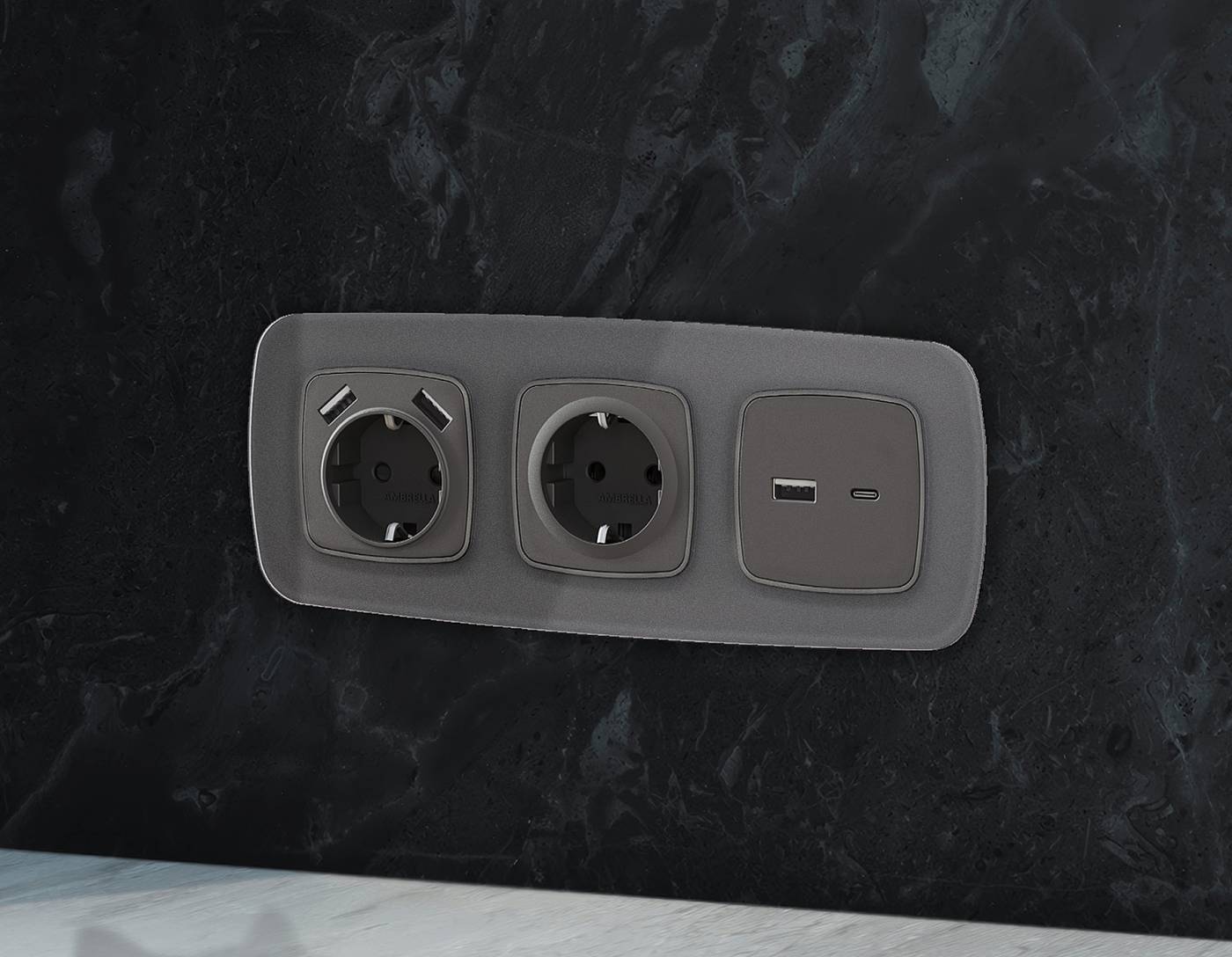 Рамка Ambrella Volt Radian Стекло органическое OF320654