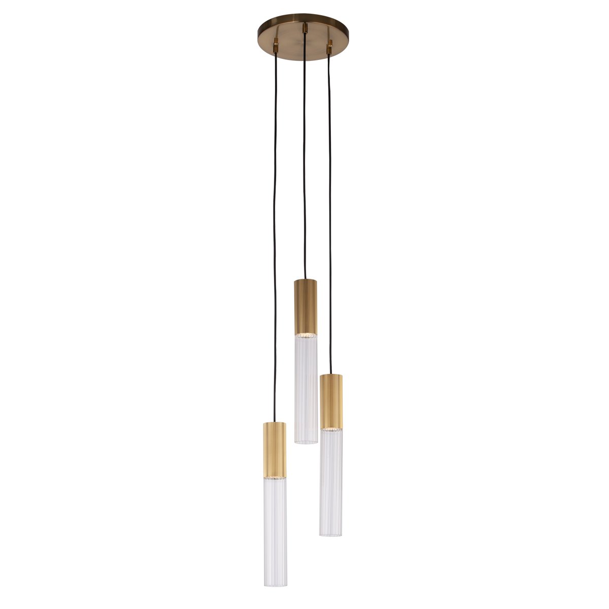 MD2045-3A ant.brass Светильник подвесной Delight Collection Flume MD2045-3A ant.brass