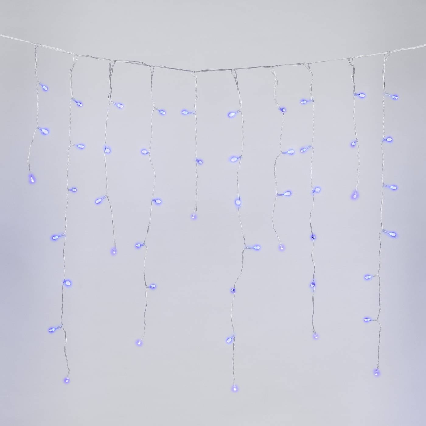 Бахрома светодиодная с эффектом мерцания, 12м Uniel ULD-B12006-195/TTK BLUE IP44