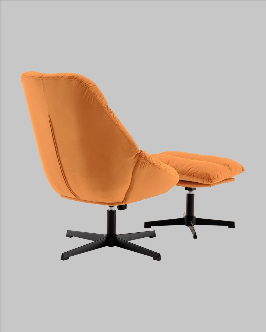QH-8347KT-OT HLR-43 orange Кресло Stool Group Оррелл QH-8347KT-OT HLR-43 orange