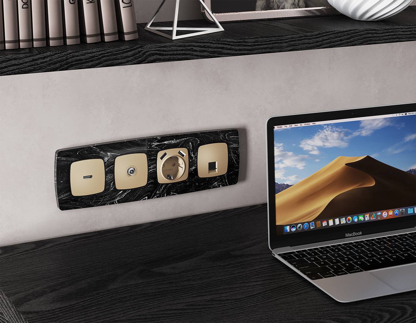 Розетка Ambrella Volt OMEGA MO612005