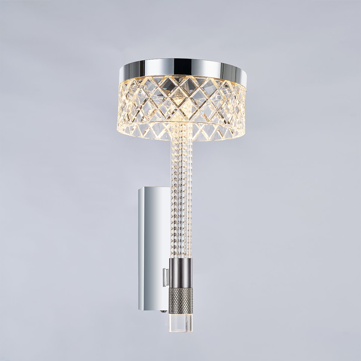 MB21020075-1A chrome Настенное бра Delight Collection Diamond cut MB21020075-1A chrome