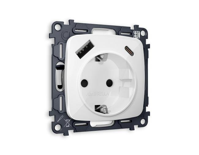 MO110010 Розетка Ambrella Volt OMEGA MO110010