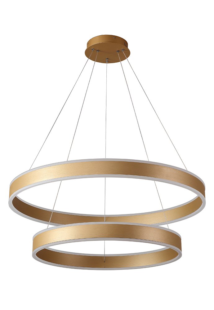 Подвесная люстра Crystal Lux MUCHOS MUCHOS SP123W LED D600+800 GOLD