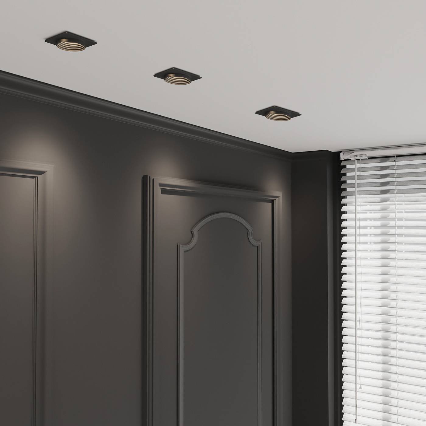 25006/01 GU10 чёрный Встраиваемый светильник Elektrostandard Senso 25006/01 GU10 чёрный