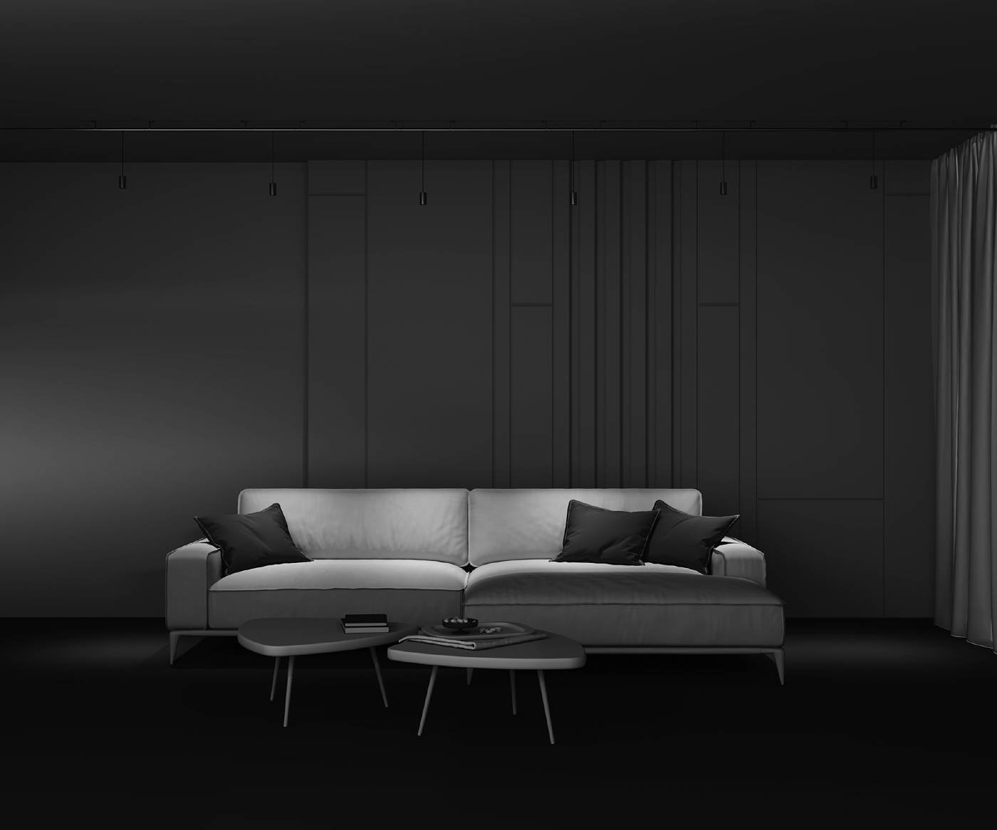 C105PL-3W3-6K-BS Трековый светильник Maytoni Focus LED C105PL-3W3-6K-BS