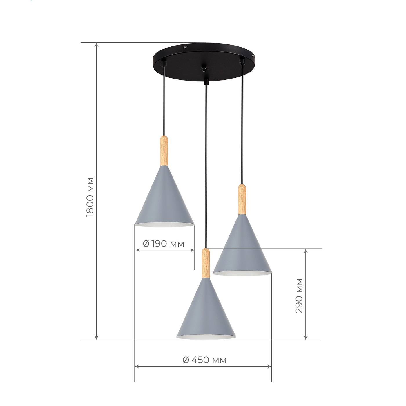 SLE1255-433-03 Светильник подвесной Evoluce Arket SLE1255-433-03