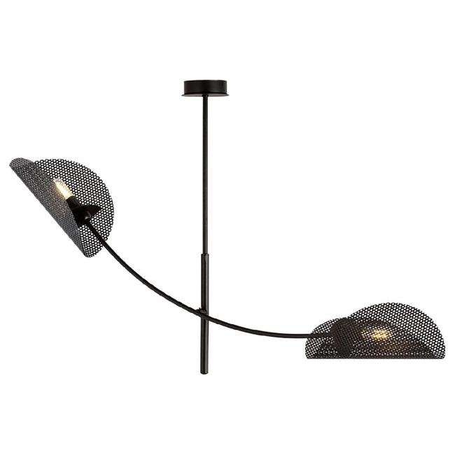 Люстра на штанге IMEX MD.8378-2-P-BK