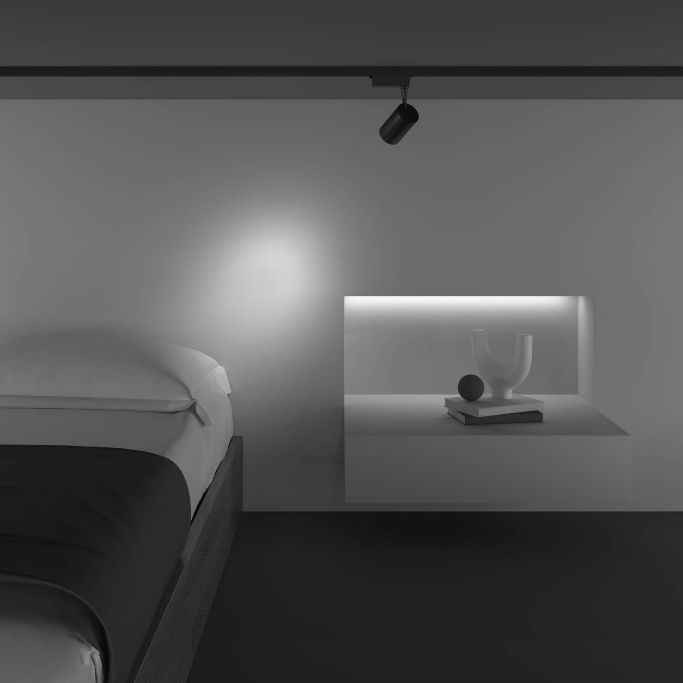 TR003-1-6W3K-S-B Трековый светильник Maytoni Vuoro TR003-1-6W3K-S-B