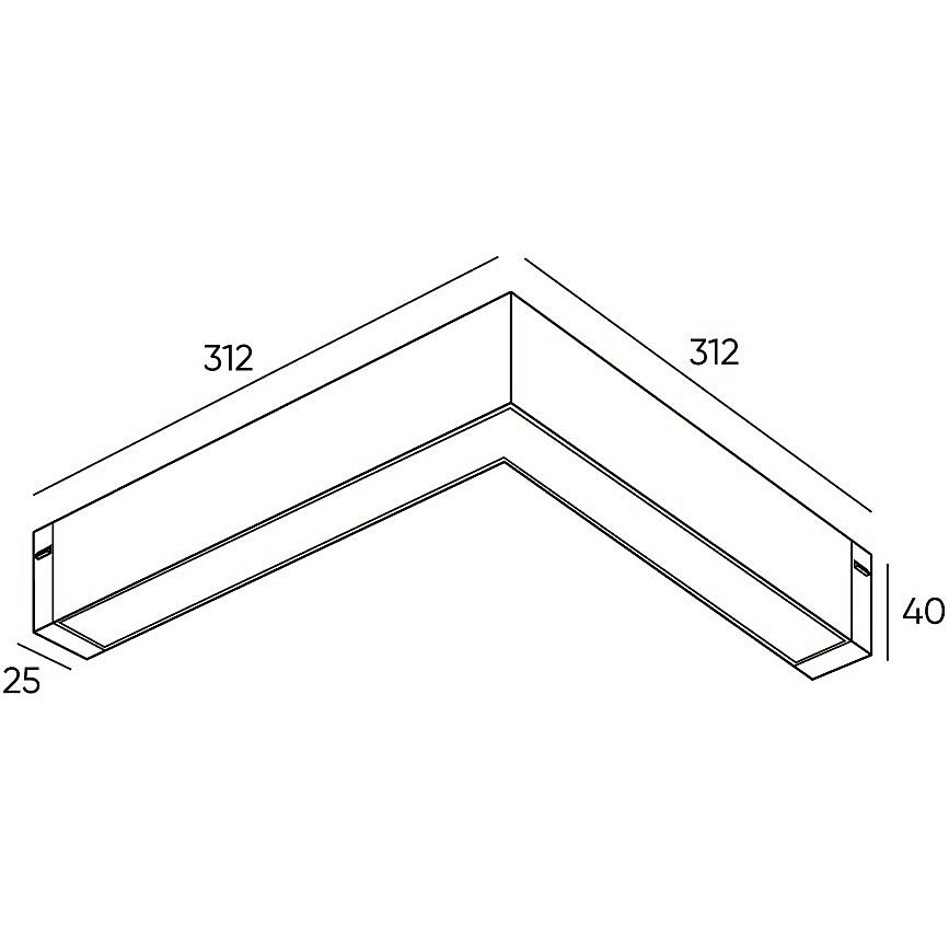Трековый светильник Denkirs Smart Linear DK8014-WH