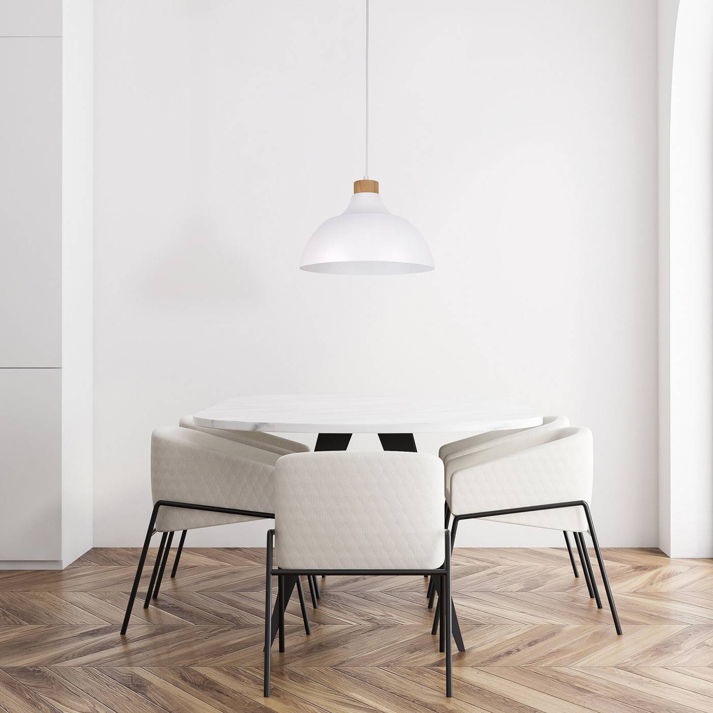 2070 Cap White Светильник подвесной TK Lighting Cap 2070 Cap White