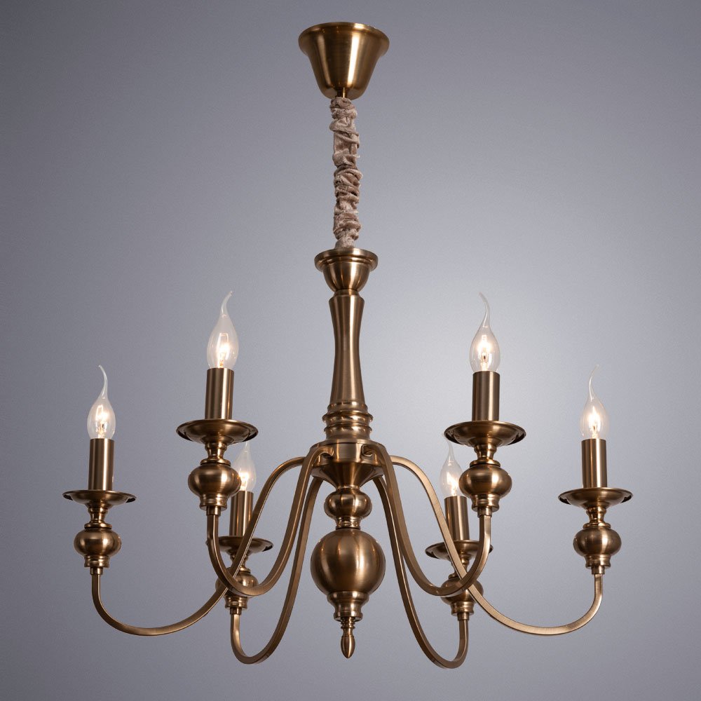 A6097LM-6PB Подвесная люстра Arte Lamp Passoni A6097LM-6PB