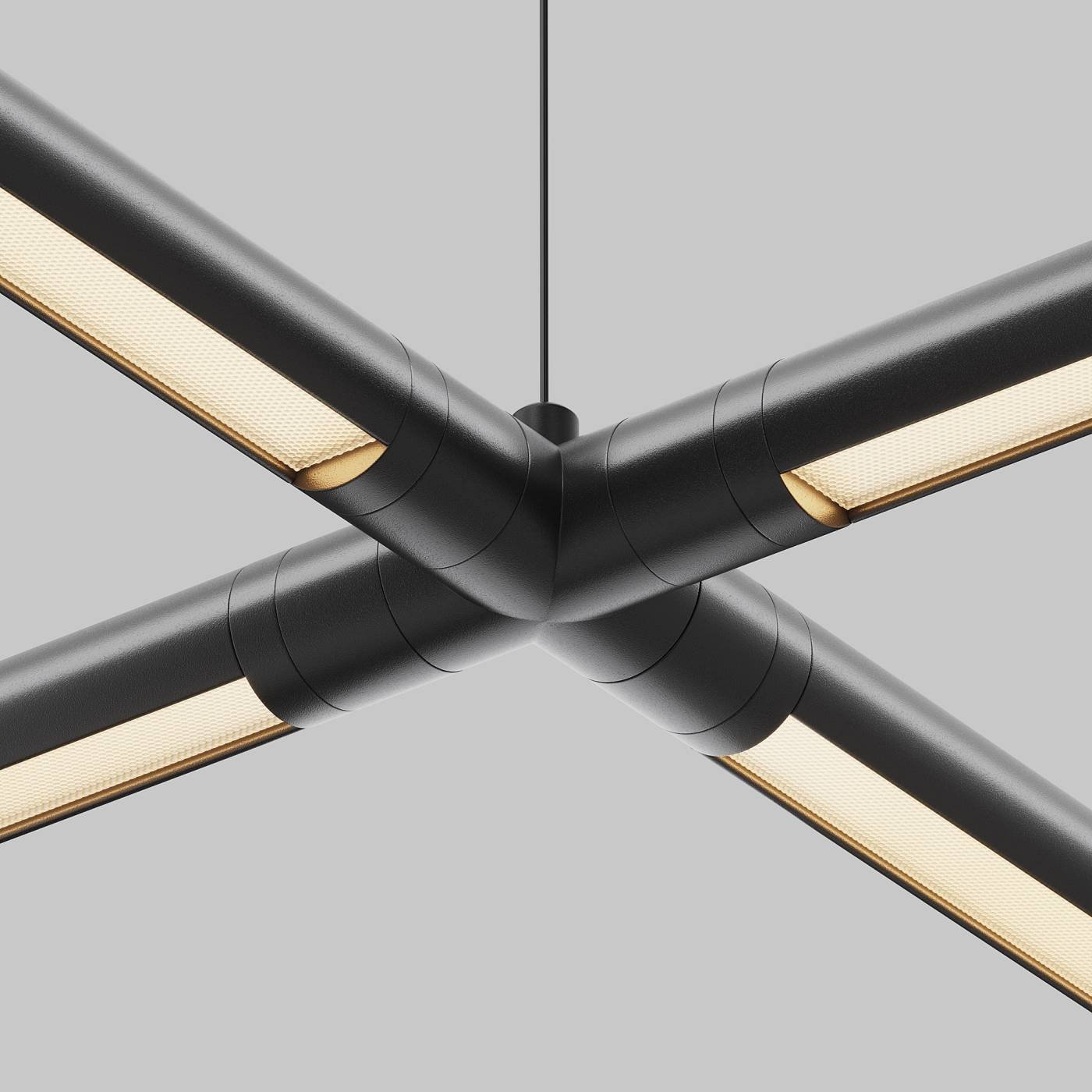 CA017TX-B Х-образный вертикальный коннектор для системы Shelf без ввода питания Maytoni Accessories for system Shelf CA017TX-B