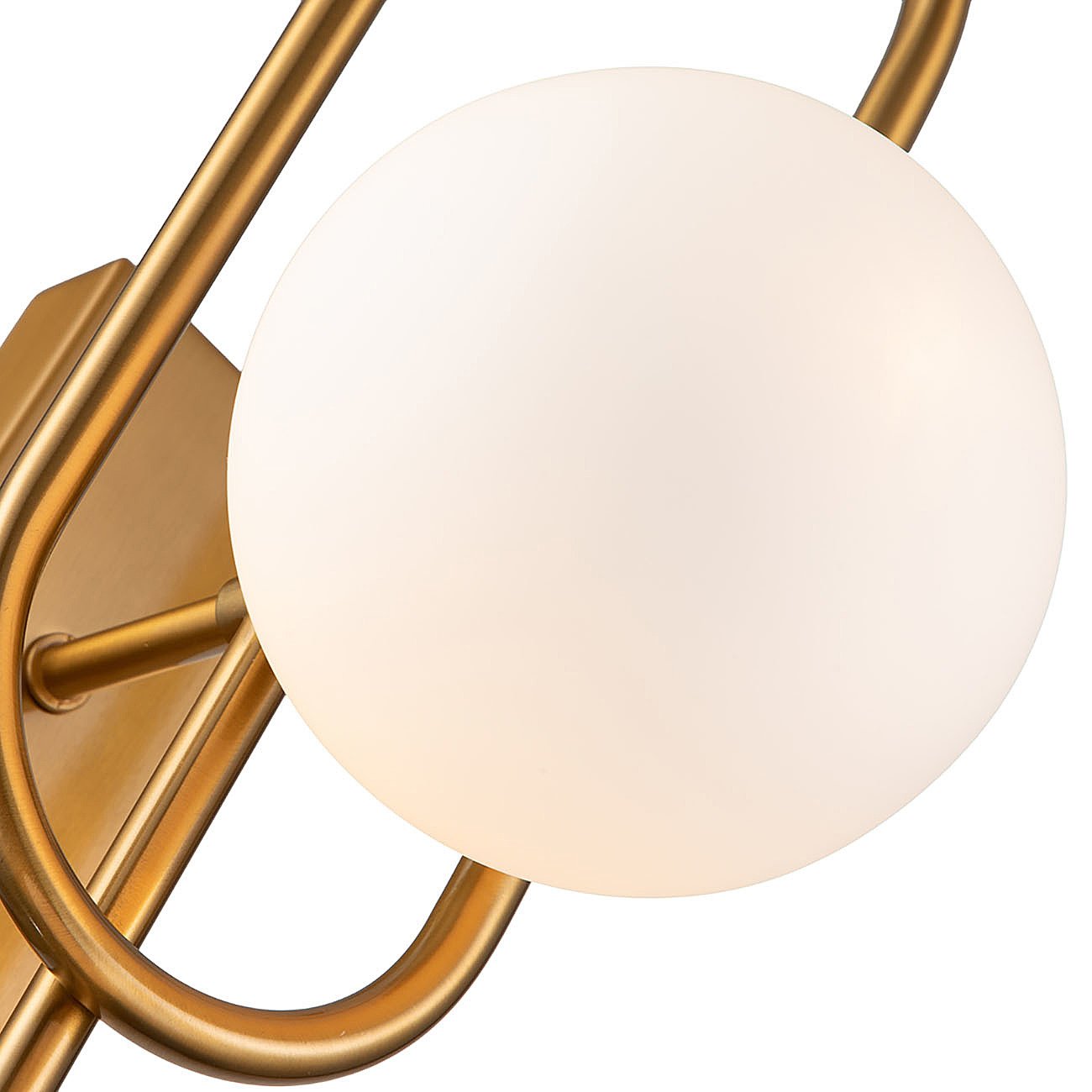 V000151 Настенное бра Indigo Opaco 11015/2W Brass V000151