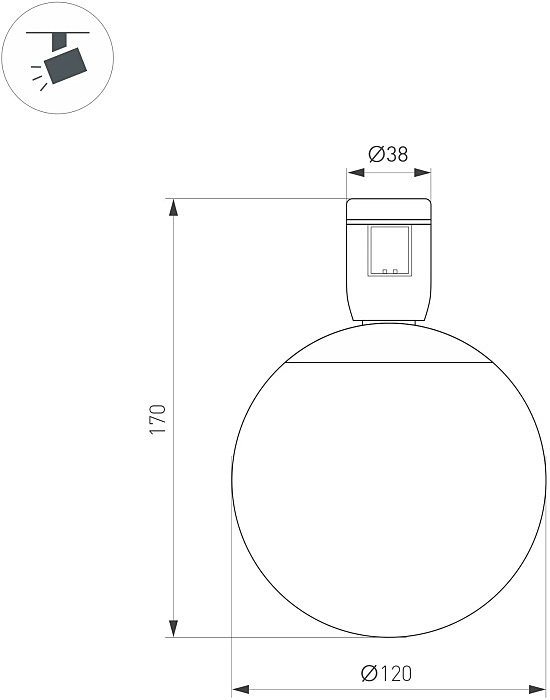 Трековый светильник Arlight Apriori 047793