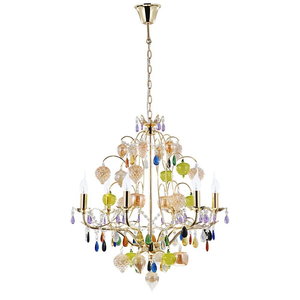 A2011LM-6GO Люстра разноцветная Ricchezza A2011LM-6GO Arte Lamp