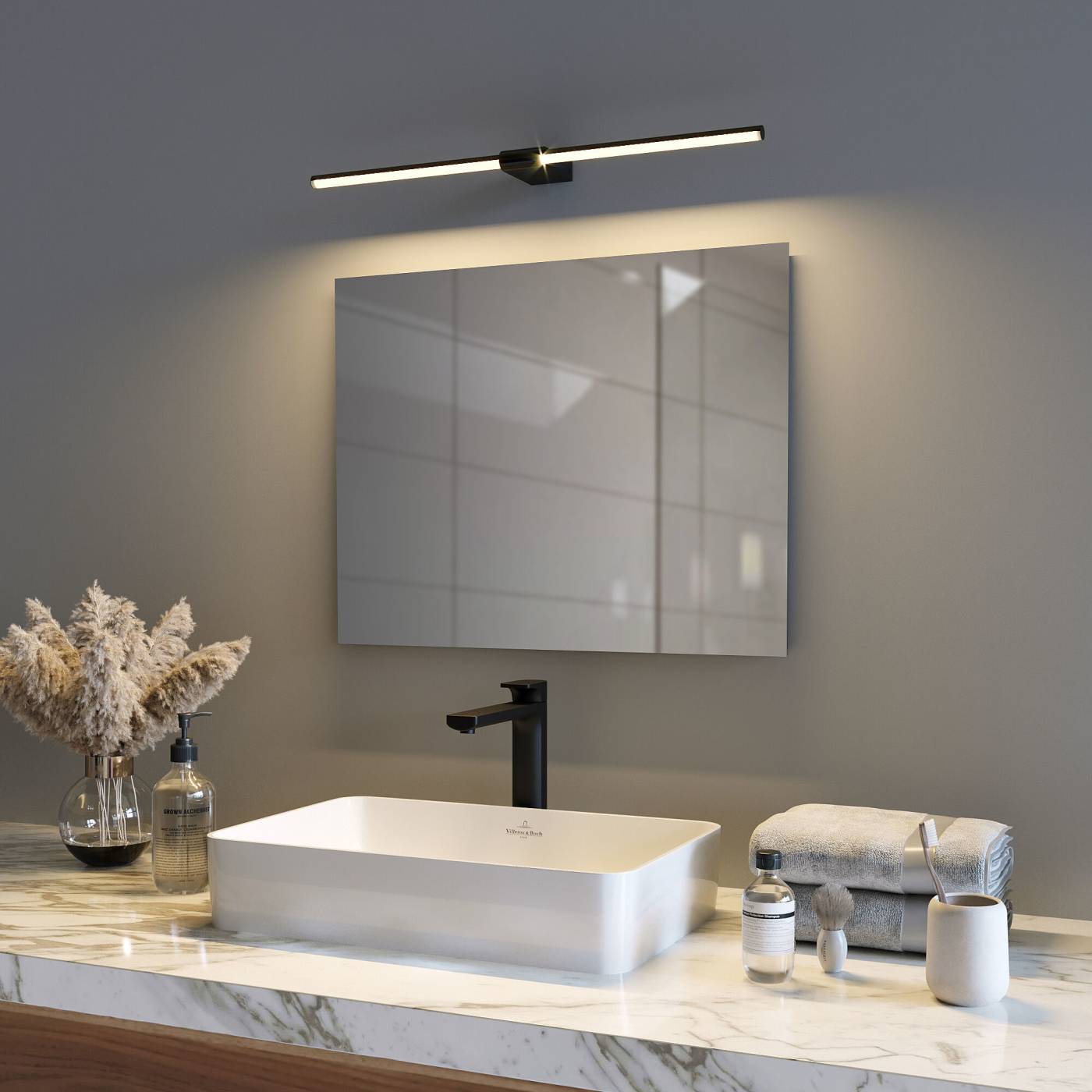 Luar черный жемчуг (40125/LED) Подсветка зеркал и полок Elektrostandard Luar Luar черный жемчуг (40125/LED)