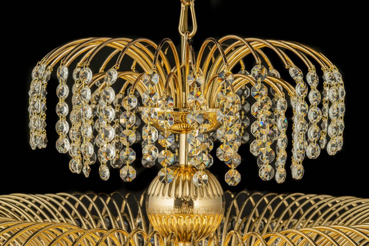 Salentino E 1.5.60.100 G Подвесная хрустальная люстра Salentino Arti Lampadari Salentino E 1.5.60.100 G