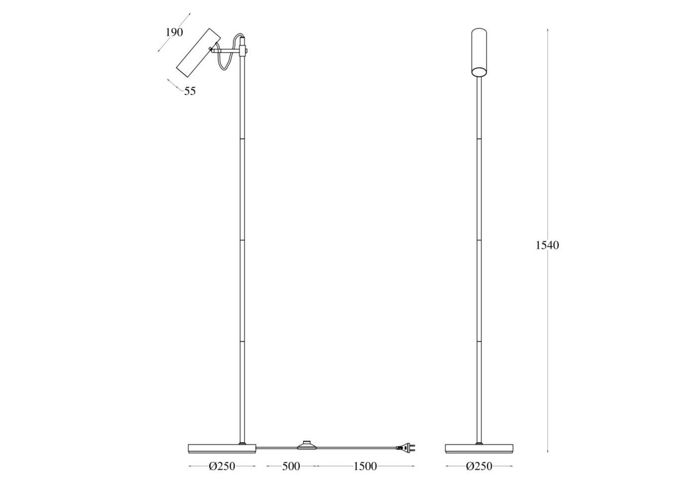 MOD129FL-01B Торшер Maytoni Bansky MOD129FL-01B