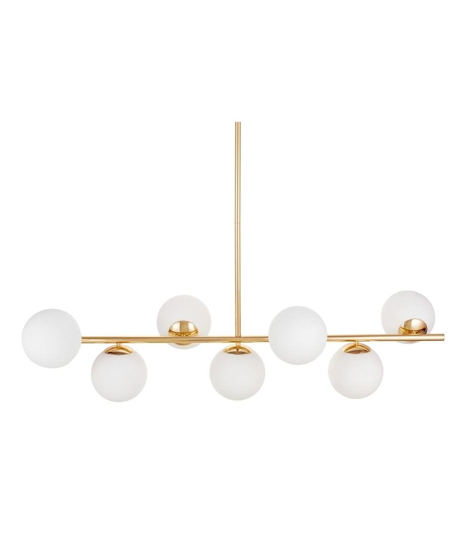 Люстра на штанге Lumina Deco Fredica LDP 6030-7 GD